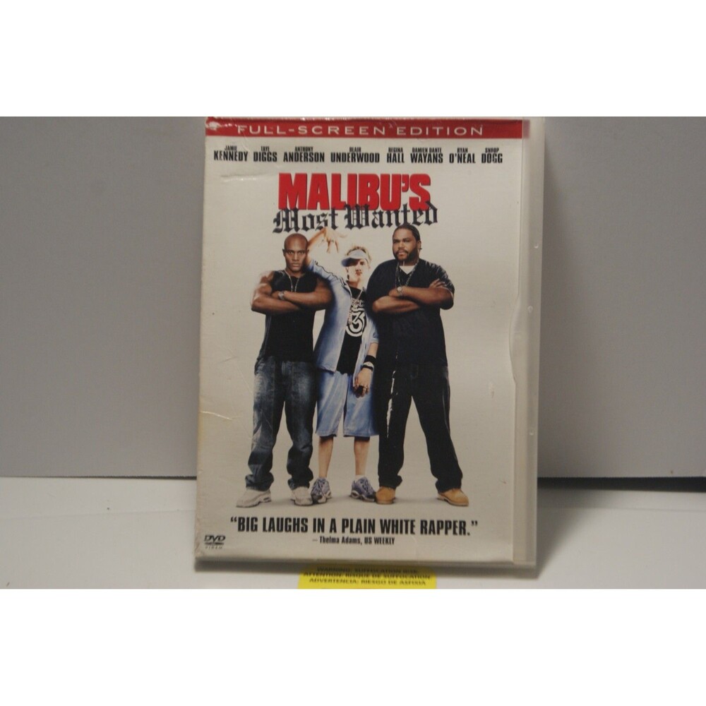 Malibu's Most Wanted DVD Jamie Kennedy Snapback Comedy Taye Diggs